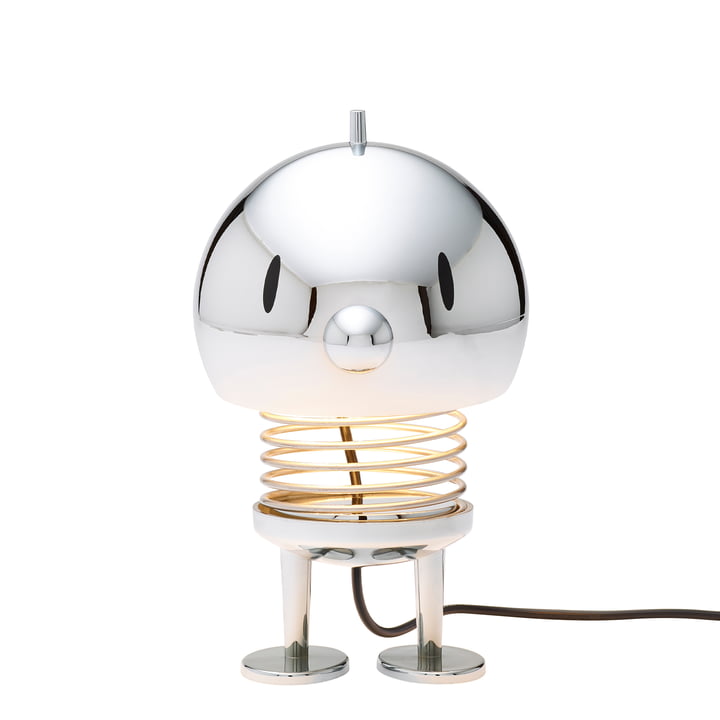 Bumble Tafellamp, Large, chroom by Hoptimist