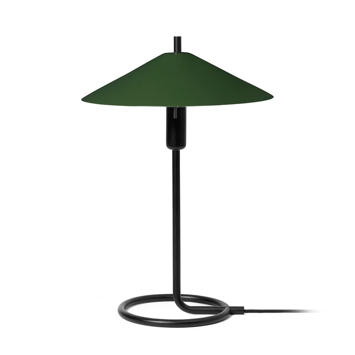 Filo Tafellamp, zwart / dark olive by Ferm Living
