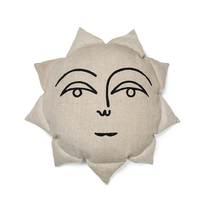 Sun Kussen van Ferm Living in de uitvoering naturel