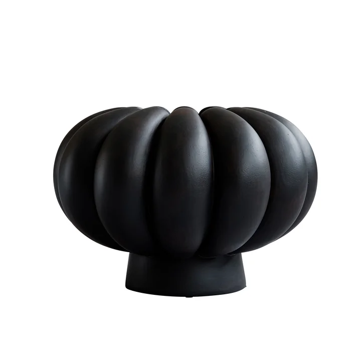 Kabin Vaas, Lamella, Ø 35 cm, koffie van 101 Copenhagen