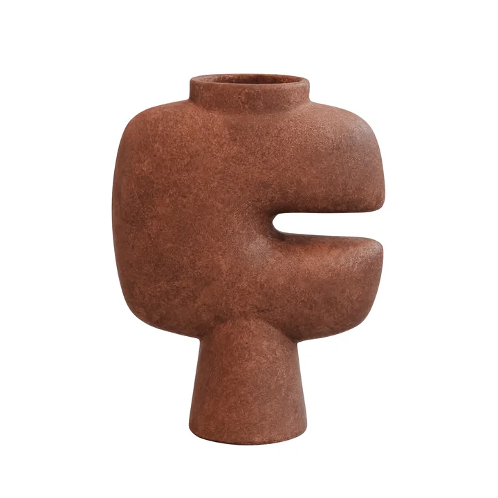 Tribal Vaas Medio, terracotta van 101 Copenhagen