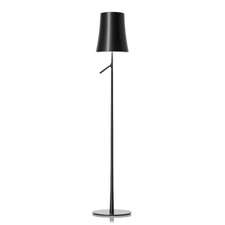 Birdie Lettura LED vloerlamp met dimmer van Foscarini in grafiet
