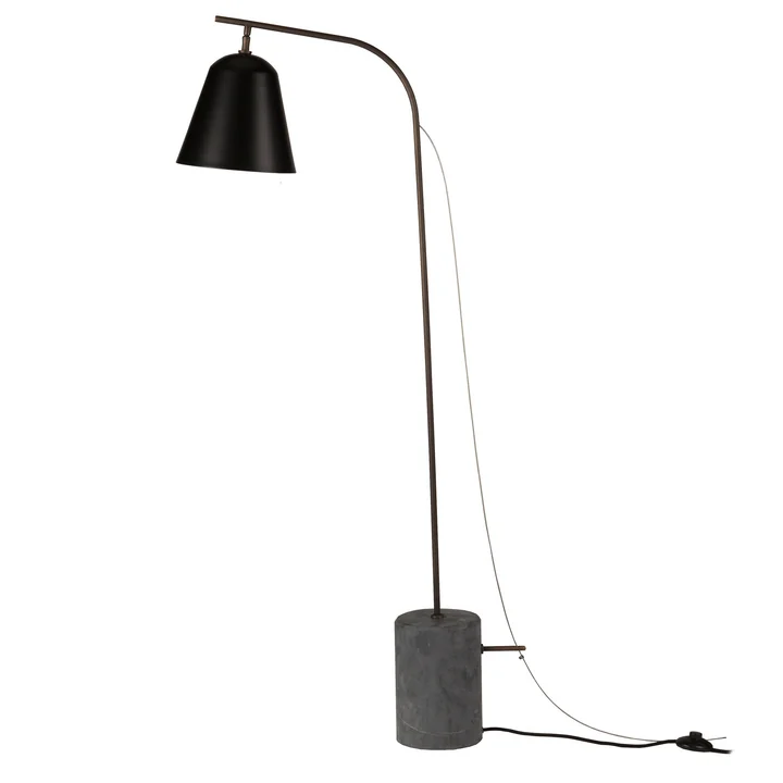 Line One Staande lamp van Norr11 in zwart