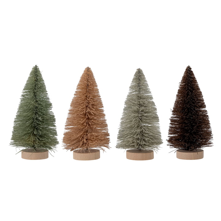 Oybek Decoratieve kerstbomen van Bloomingville in een set van 4