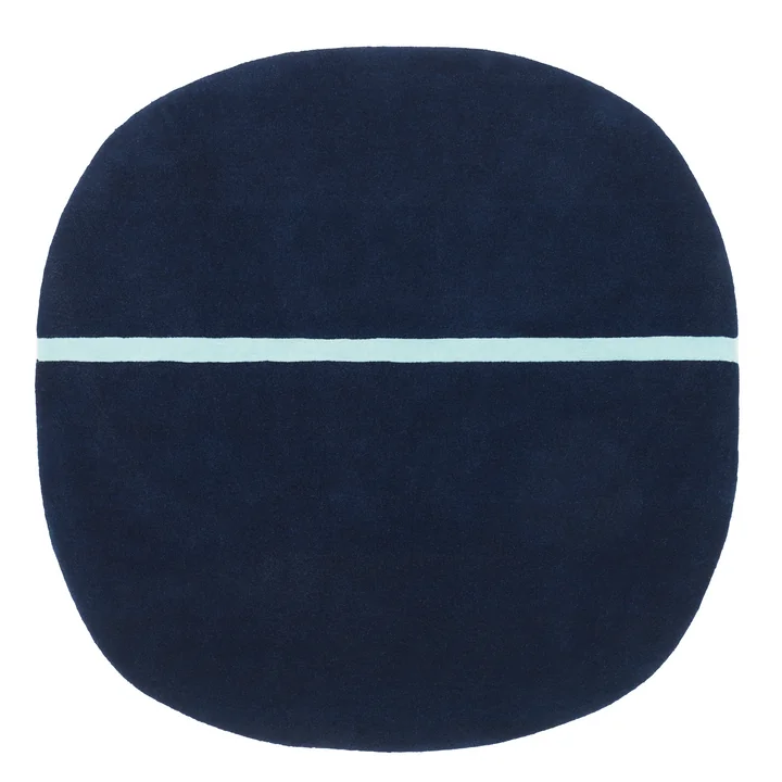 Oona Tapijt van Normann Copenhagen in kleur blauw