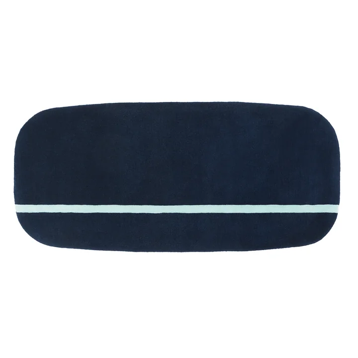 Oona Tapijt van Normann Copenhagen in kleur blauw