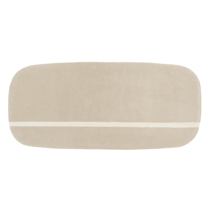 Oona Tapijt van Normann Copenhagen in de kleur zand