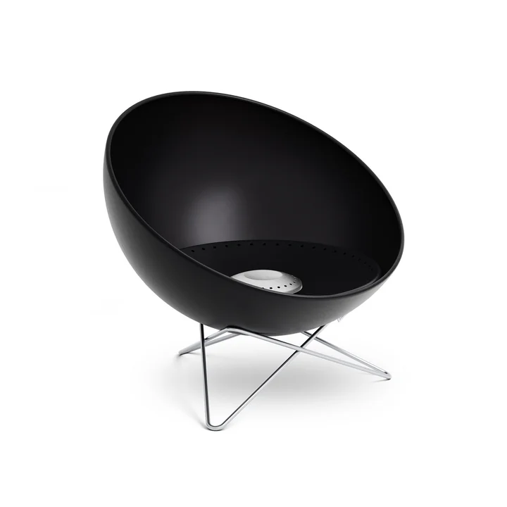 Bowl 57 Vuurschaal, met stervormige basis van höfats