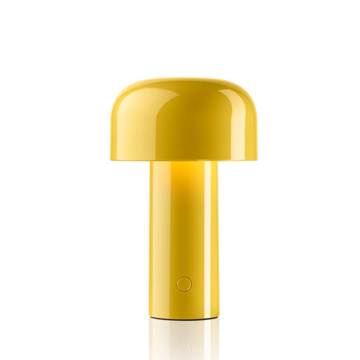 Bellhop Batterij-tafellamp (LED), geel van Flos