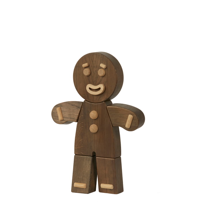 Gingerbread Man Houten figuur, klein, eiken gebeitst door boyhood