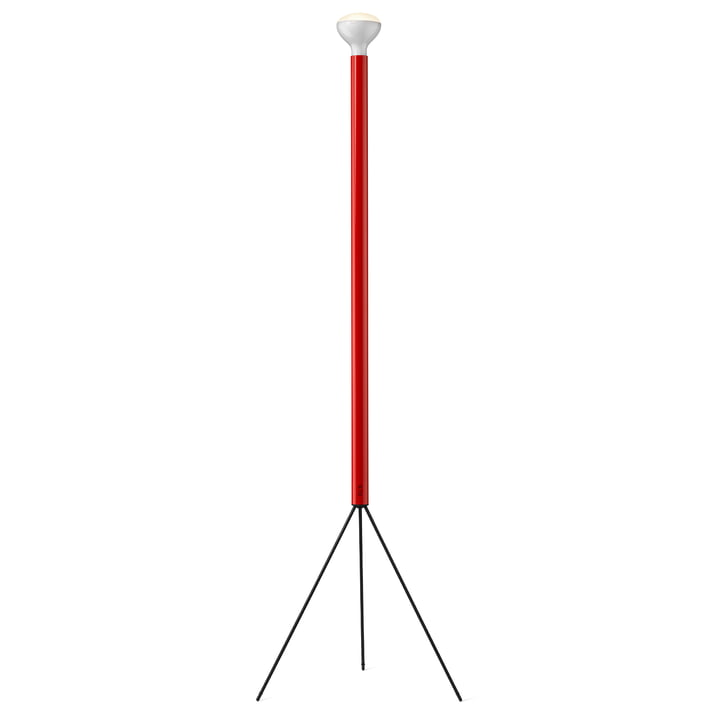 Luminator Staande lamp H 189 cm, rood by Flos