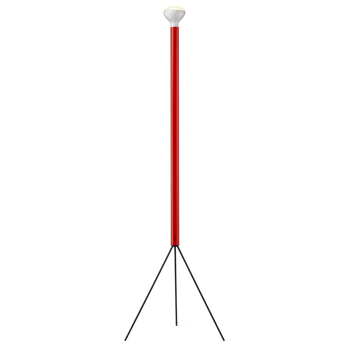 Luminator Staande lamp H 189 cm, rood by Flos