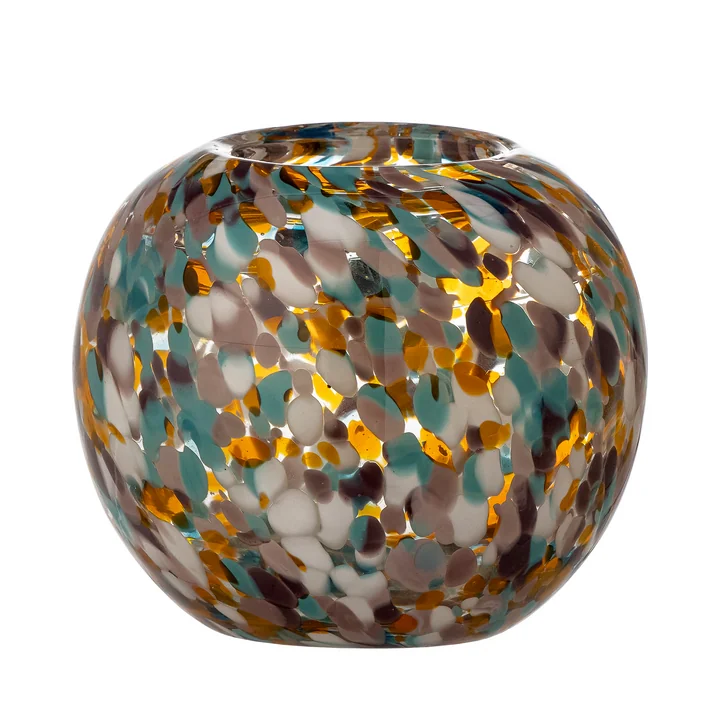 Vidia Theelichthouder van Bloomingville in de kleur oranje