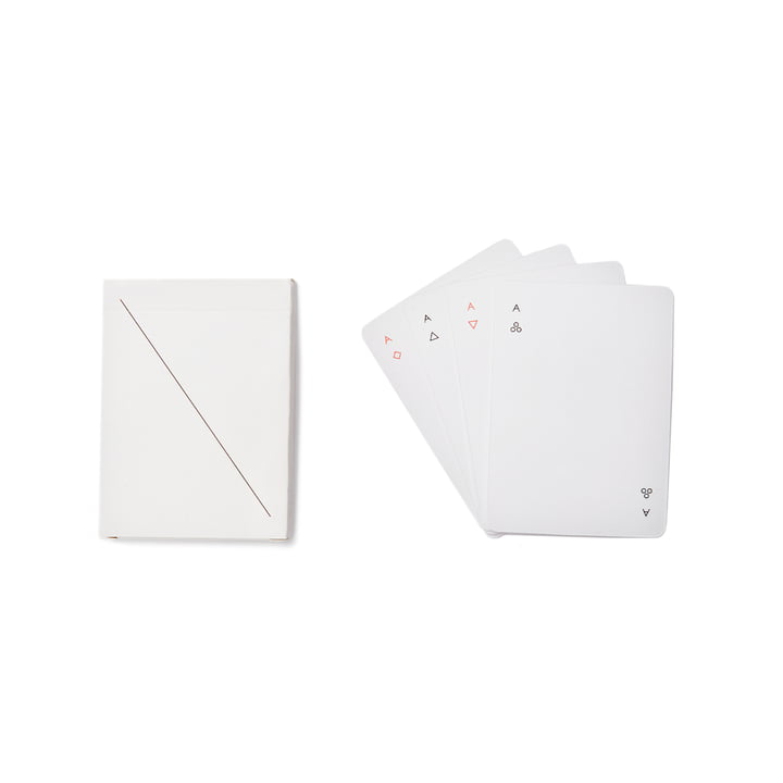 Minim Speelkaarten, wit van Areaware