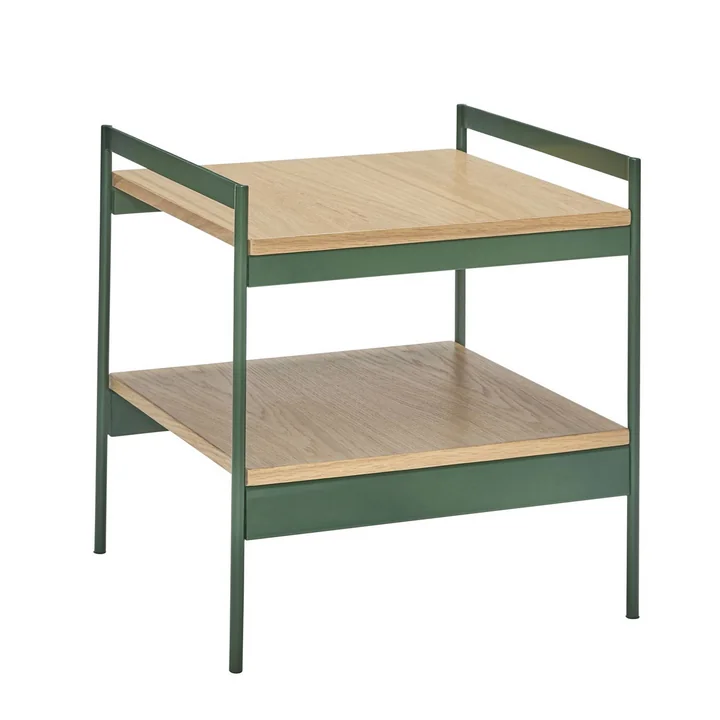 Jaunty Bijzettafel, eiken / groen by Hübsch Interior