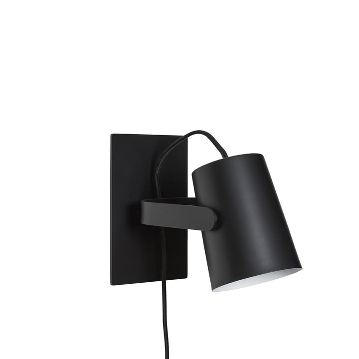 Ardent Wandlamp, zwart van Hübsch Interior
