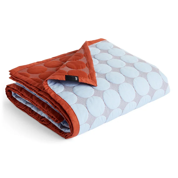 Mega Dot Sprei, 260 x 260 cm, lichtblauw van HAY