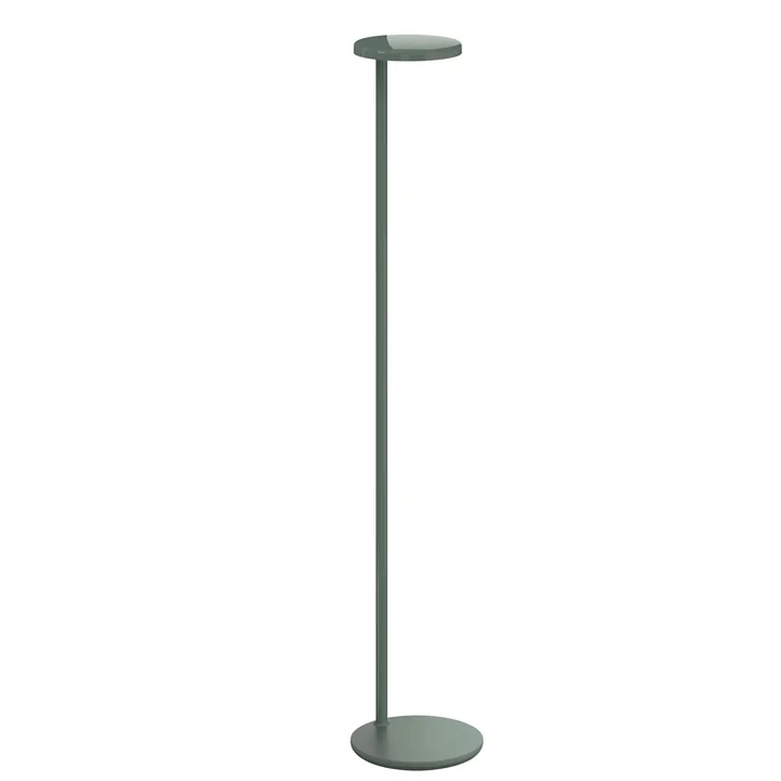 Flos - Oblique LED vloerlamp H 107 cm, salie glans