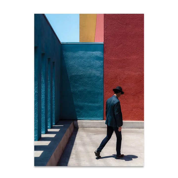 Primary Spaces Poster, 50 x 70 cm van Paper Collective