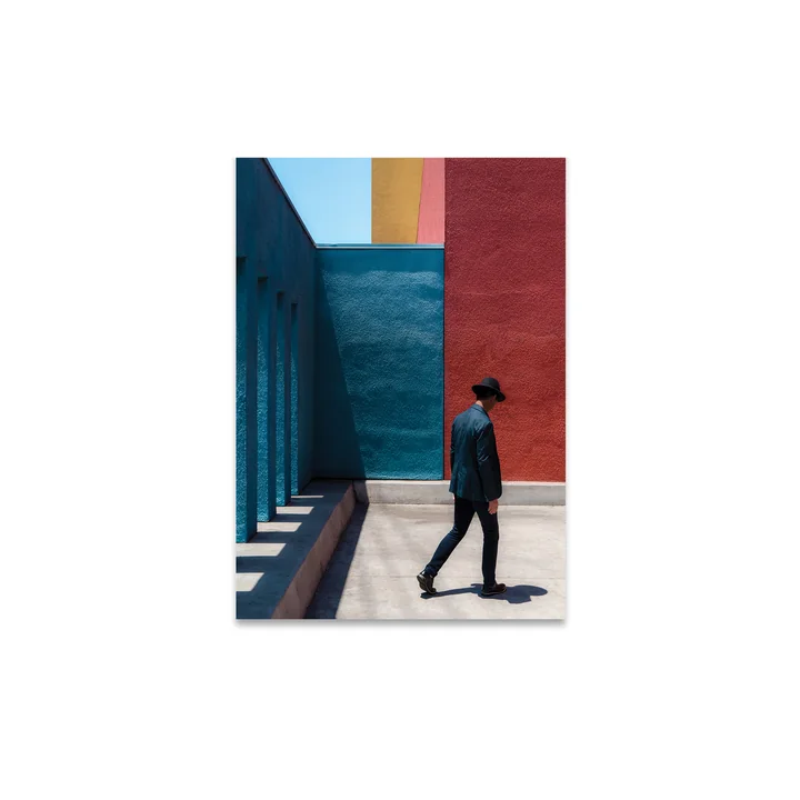 Primary Spaces Poster, 30 x 40 cm van Paper Collective