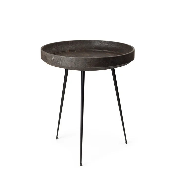 Mater - Bowl Table medium, Ø 46 x H 52 cm, zwart (Coffee Waste Edition)