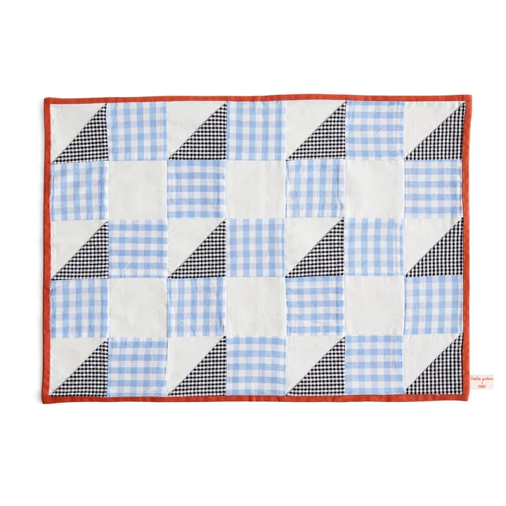 Sobremesa Placemat, check blauw van HAY
