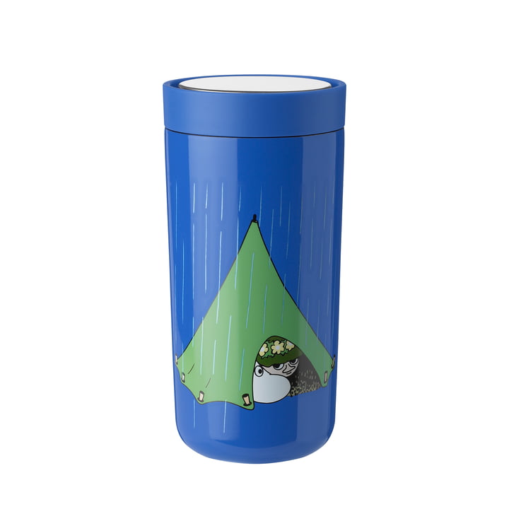 To Go Click Thermosbeker 0,4L, moomin camping /powder-coated/dubbelwandig/H 17cm/Ø 8,3cm by Stelton