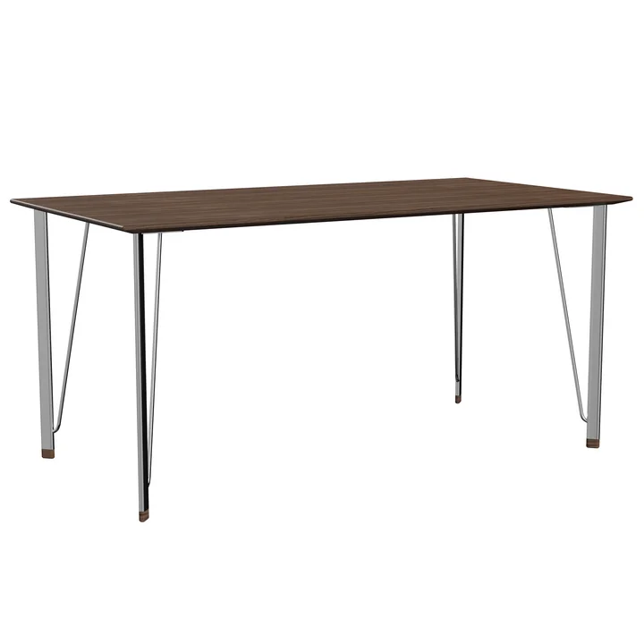 FH3605 ™ Bureau, chroom / walnoot gelakt door Fritz Hansen