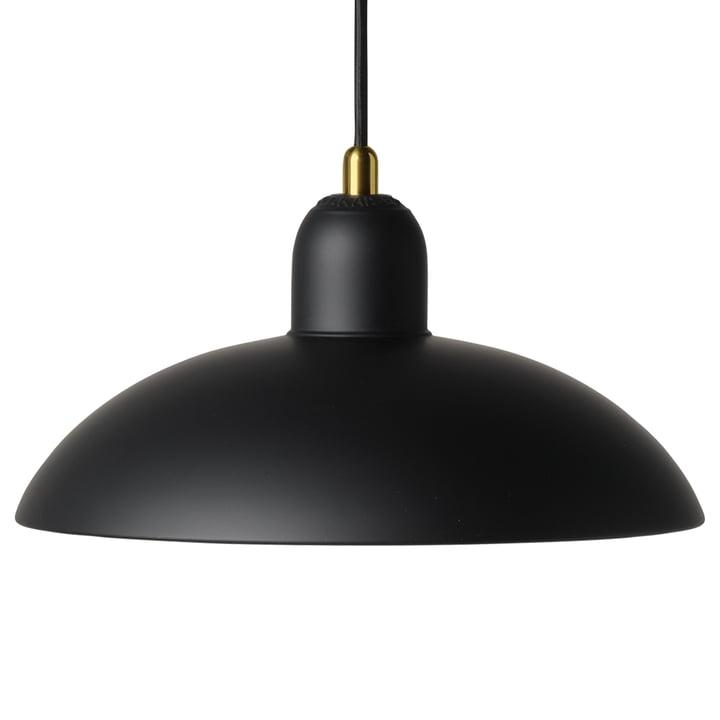 KAISER idell 6631-P Hanglamp, mat zwart/messing van Fritz Hansen