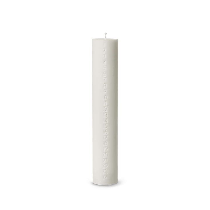 Pure Advent Kalender Kaars, snow white by ferm Living