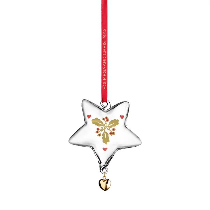 Kerstster 2022 van Holmegaard in de transparante versie