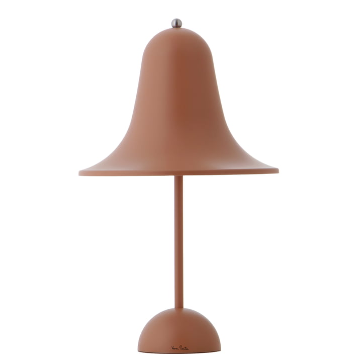 Verpan - Pantop Portable LED Batterijlamp Ø 30 x 18 cm, terracotta