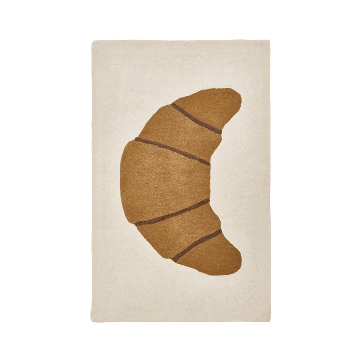 Croissant Kindertapijt van OYOY in de kleur bruin