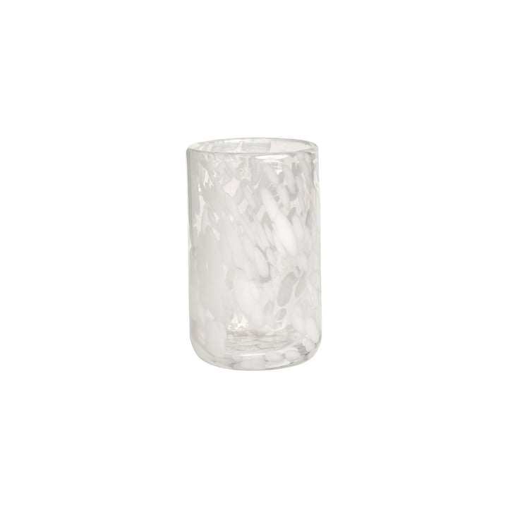 Jali Drinkglas van OYOY in de kleur wit