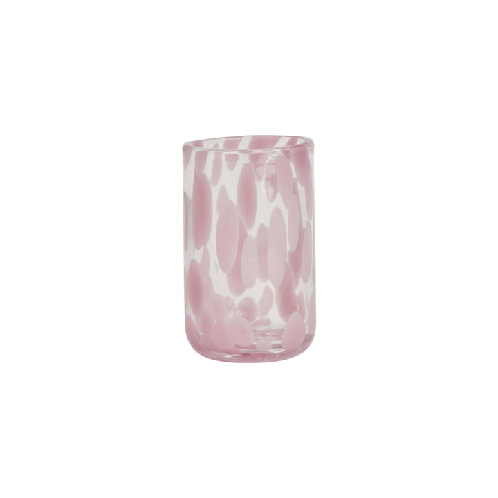 Jali Drinkglas van OYOY in de kleur rose