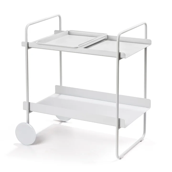 A-Cocktail Bar trolley / Trolley, soft grey by Zone Denmark