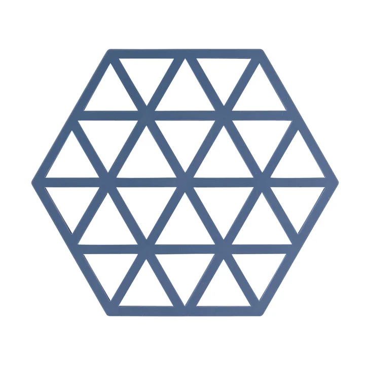 Triangle Onderzetter, 16 x 14 cm, denim van Zone Denmark