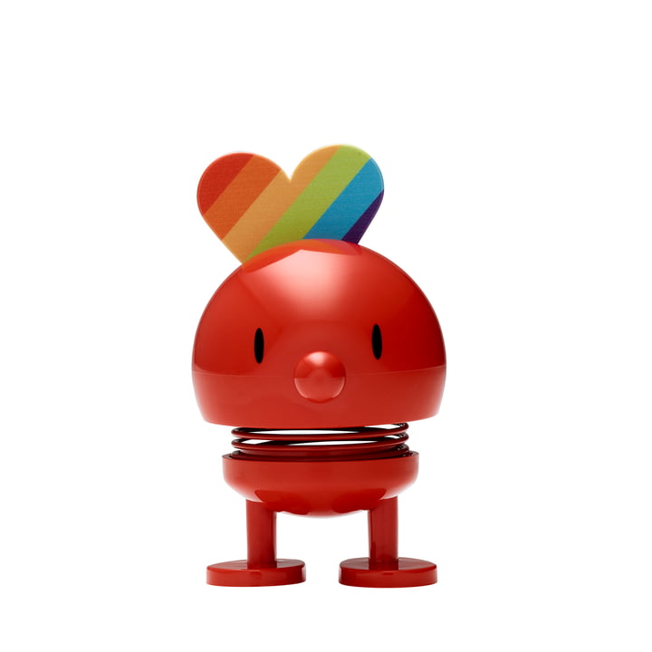 Small Rainbow Decoratiefiguurtje van Hoptimist in de kleur rood
