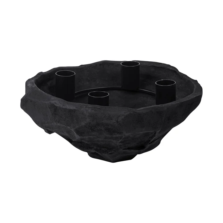 Art Piece Nuki Kandelaar van Mette Ditmer in de kleur zwart