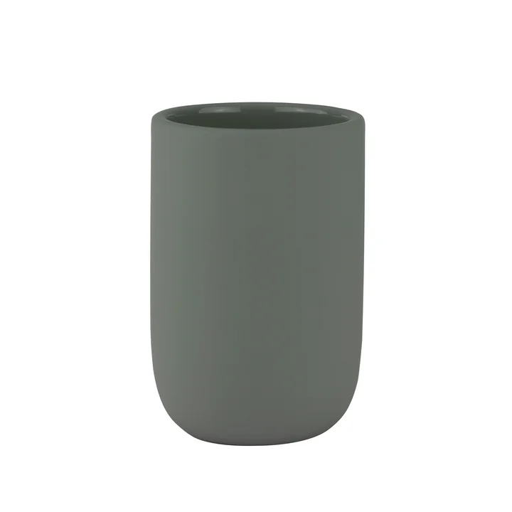 Lotus Tandenborsteltrommel van Mette Ditmer in de kleur frost green