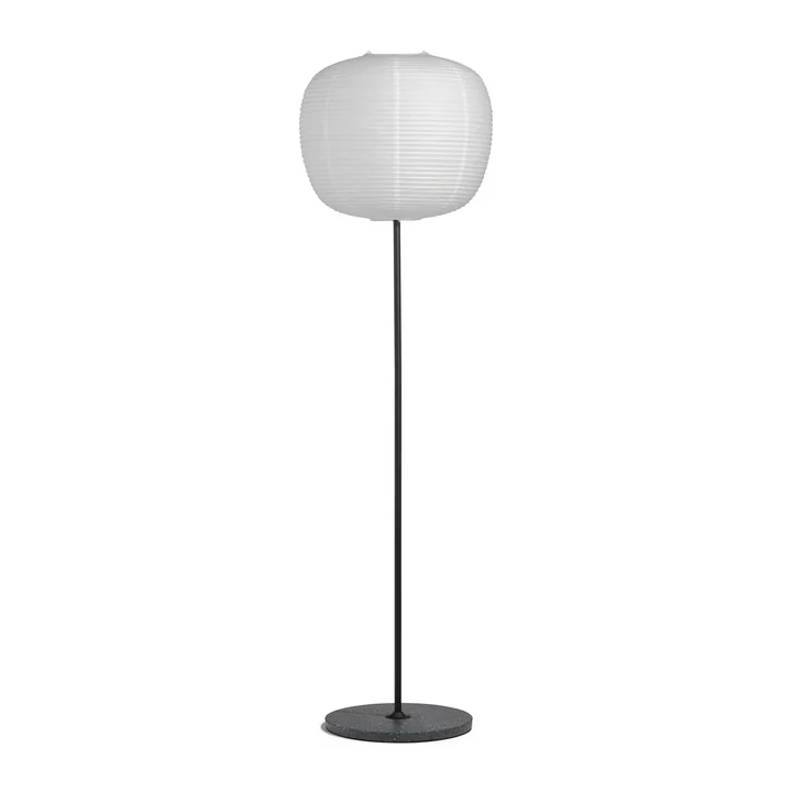 Common Staande lampvoet, Terrazzo Base, zwart by HAY