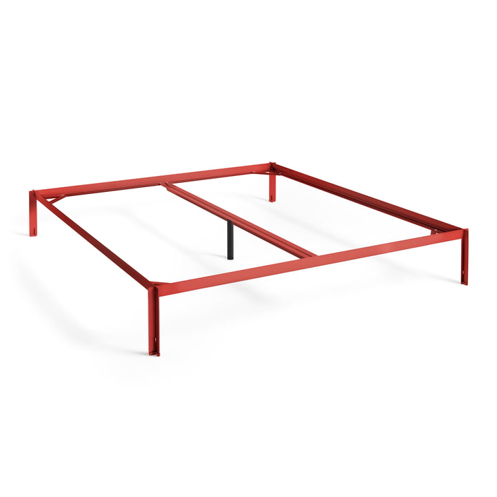Connect Bed, 180 x 200 cm, maroon red by Hay