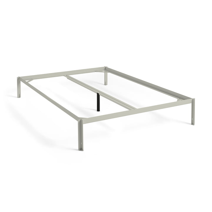 Connect Bed, 140 x 200 cm, warm grey by Hay