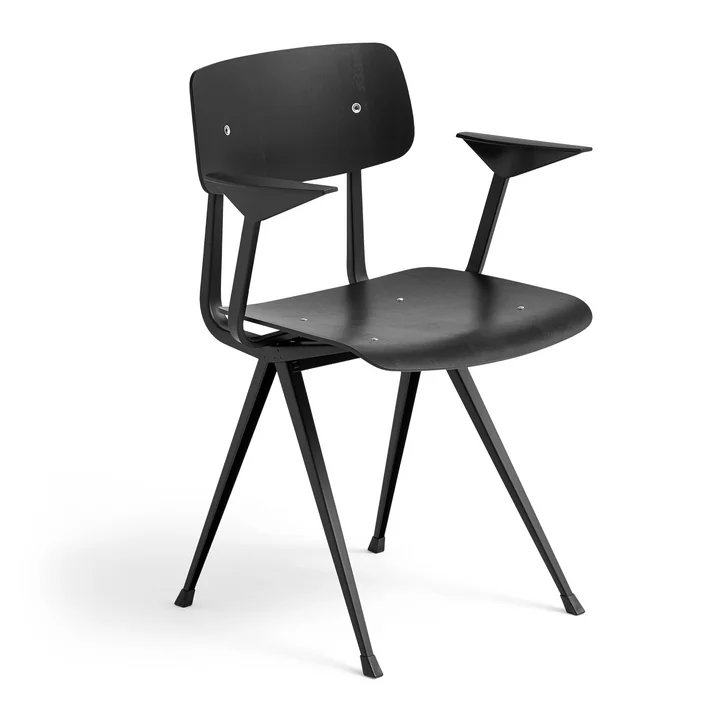 Result Fauteuil, zwart by HAY