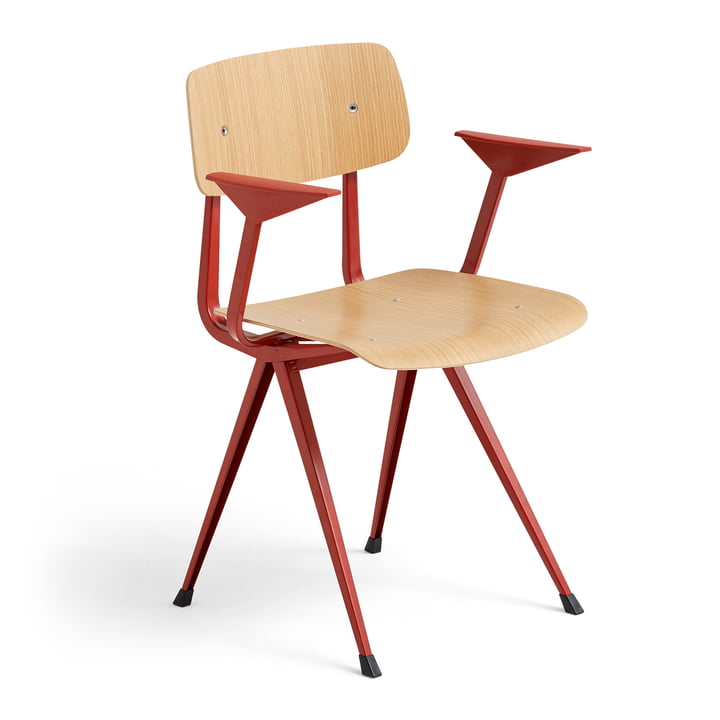 Result Fauteuil, eik / ' tomato by Hay