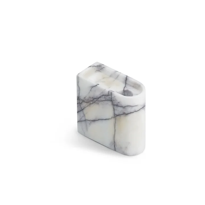 Monolith Candlestick dieptepunt van Northern in de versie marmer wit