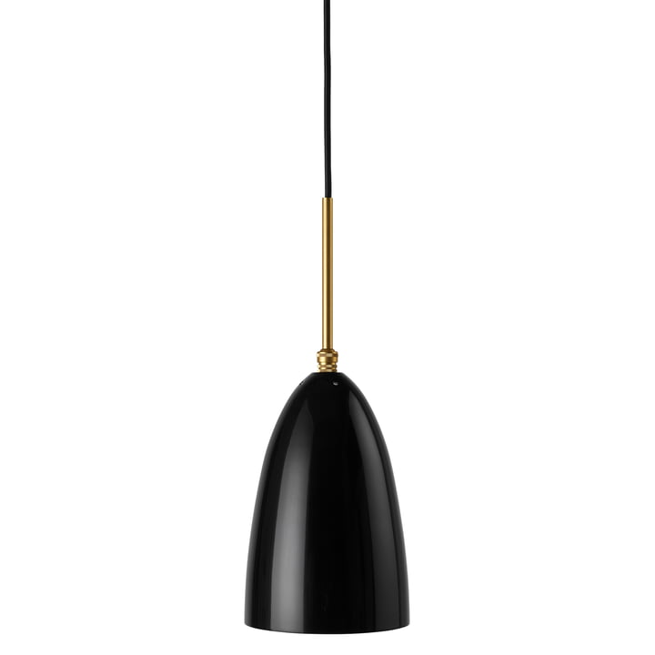 Gräshoppa Hanglamp van Gubi in de kleur glanzend zwart