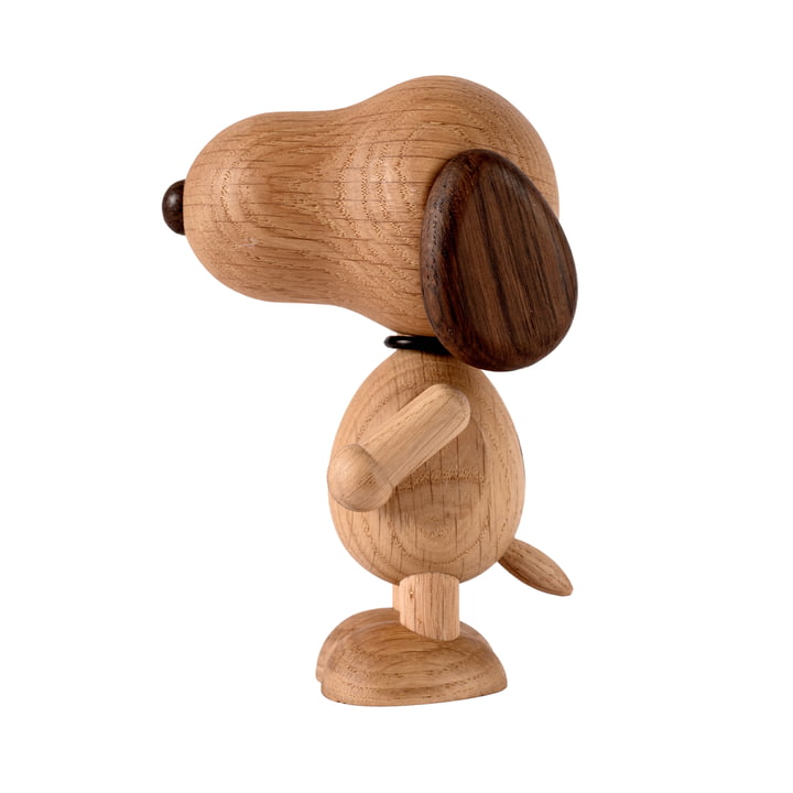 Snoopy Houten figuur, groot, eikenhout van boyhood