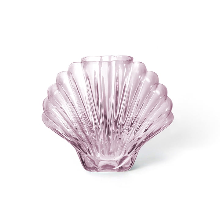 Seashell Vaas van Doiy in de uitvoering roze / transparant