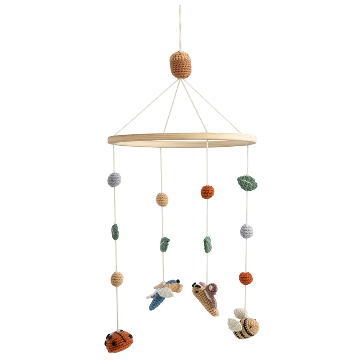 Gehaakte babymobiel van Sebra in het ontwerp Pixie Land